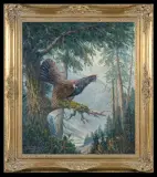 Clemens Freitag, GŁUSZEC, 1961, olej, płótno