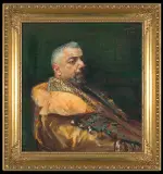 Leon Wyczółkowski, PORTRET ERAZMA BARĄCZA, 1909, olej, płótno