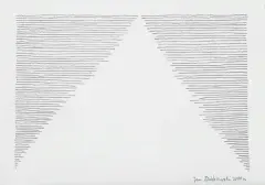 Bez tytułu by Jan Dobkowski, 2000, ołówek, papier, sold May 2009