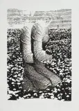 Wojciech Krzywobłocki, INTEGRACJA, 1971, litografia