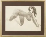 Adam Smolana, AKT, 1968, tusz, papier