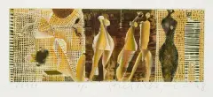 Stanisław Wejman, SEXTET, 1998, akwaforta, akwatinta barwna, papier