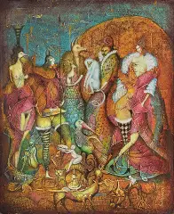 Sergiej Maliszewski, DRUGA STRONA ŚWIADOMOŚCI, 2005, olej, płótno