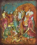 Sergiej Maliszewski, DRUGA STRONA ŚWIADOMOŚCI, 2005, olej, płótno