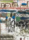 Mariusz Woszczyński, PLAŻA, 1999, akryl, płótno