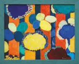 DRZEWA II by Tadeusz Dominiku, 1997, olej, płótno, sold Apr 2009