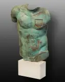 PERSEUSZ by Igor Mitoraj, 1988, brąz patynowany, kamień, sold Apr 2009