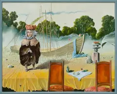 Spoczynek wędrowca by Jacek A. Wolski, 2008, olej, płótno, offered Apr 2009