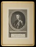 Jacob Houbracken, PORTRET CARA PIOTRA I, WIELKIEGO, 1752, miedzioryt, papier