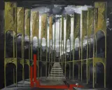 Stanisław Bąkowski, Projekt do scenografii, gwasz, karton