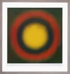 Wojciech Fangor, M 5, 1966-2001, serigrafia barwna, papier