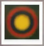 Wojciech Fangor, M 5, 1966-2001, serigrafia barwna, papier