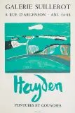 Henryk Hayden, Plakat wystawy indywidualnej w Paryżu, 1965, litografia, papier kremowy