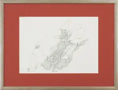 Marek Kwaszkiewicz, Kompozycja figuralna, 1981, długopis, papier