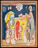Hieronim Kozłowski, Wejście do groty, 1979, olej, płótno