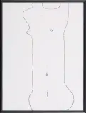 Akt by Jerzy Nowosielski, serigrafia, papier, sold Mar 2009