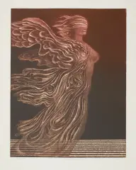 Mieczysław Majewski, Wenus, 1969, technika mieszana, papier
