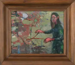 Franciszek Maśluszczak, OPTYMIZM, 1990, akryl, płótno