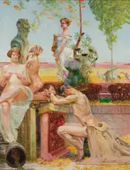 Jacek Malczewski, ALEGORIA, 1913, olej, płótno