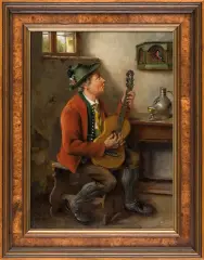 Ernst Emmanuel Müller, DUET, olej, płótno