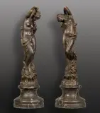 Paul Aichele, BACHANTKI, 1891, brąz patynowany, kamień