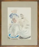 Maja (Maria) Berezowska, Przy stole