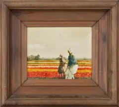 Jerzy Duda-Gracz, Obraz 970 (holenderski), 1985, olej, płyta pilśniowa