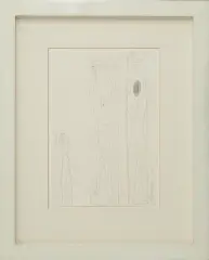 Jerzy Nowosielski, Dwie postacie, 1959, ołówek, papier