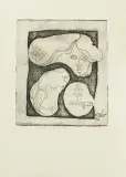 Stanisław Dawski, Ex libris Johannesa ? J. Hanratha, akwaforta, akwatinta, papier