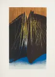 Kompozycja by Hans Hartung, litografia barwna, papier, offered Jan 2009