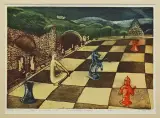 Andrzej Tadeusz Kotkowski, Upadek Imperium, 2004, akwaforta, akwatinta barwna, papier