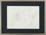 Marek Kwaszkiewicz, Taniec, 1979, ołówek, papier kremowy