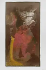 Modlitwa o cierpliwość by Jacek Walusiak, 1990, olej, akryl, płótno, sold Jan 2009