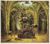 Z głębin by Jacek Yerka, 1995, giclée, papier, sold Jan 2009
