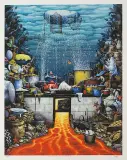 Kuchnia oceaniczna by Jacek Yerka, 1998, giclée, papier, sold Jan 2009
