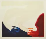 Halina Chrostowska, Ręce VII, 1975, akwaforta, akwatinta, odprysk barwny, papier