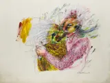 Marzena Kawalerowicz, Para w uścisku, 1995, collage