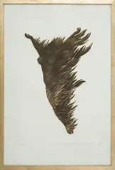 Mieczysław Majewski, Odlot, 1981, akwaforta, akwatinta barwna, papier kremowy
