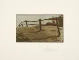 Nn Nn, Płot, 2006, fotografia w technice gumy, papier