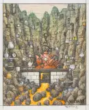Teatime by Jacek Yerka, 1998, ołówek, kredka, papier, sold Dec 2008