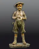 Josep Cardona, UCZEŃ, ok. 1900, brąz patynowany