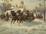 Władysław Chmieliński, NA POLOWANIE SANIAMI