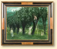 OWOCOBRANIE by Zygmunt Menkes, lata 30. XX w., olej, płótno, sold Dec 2008