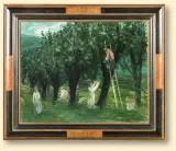 OWOCOBRANIE by Zygmunt Menkes, lata 30. XX w., olej, płótno, sold Dec 2008