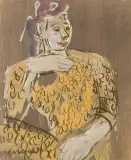 Joachim Weingart, KOBIETA W ŻÓŁTEJ SUKNI