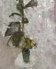 KWIAT by Jacek Sienicki, 1990, olej, płótno, sold Dec 2008