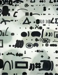 KOMPLIKACJA I by Jan Tarasin, 1989, olej, płótno, sold Dec 2008