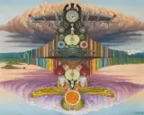 TANGERINE DREAM by Jacek Yerka, 2008, pastel, papier, offered Dec 2008