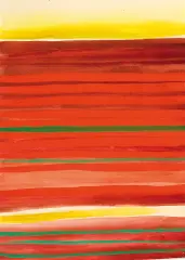 BEZ TYTUŁU by Stefan Gierowski, 1969, akwarela, gwasz, papier, sold Nov 2008