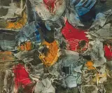 KOMPOZYCJA by Alfred Lenica, 1964, olej, płótno, offered Nov 2008